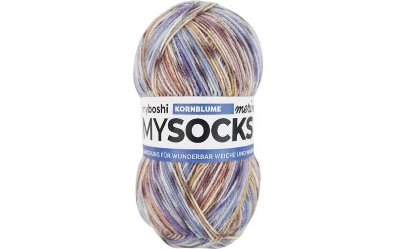myBoshi Wolle Mysocks Merino Kornblume