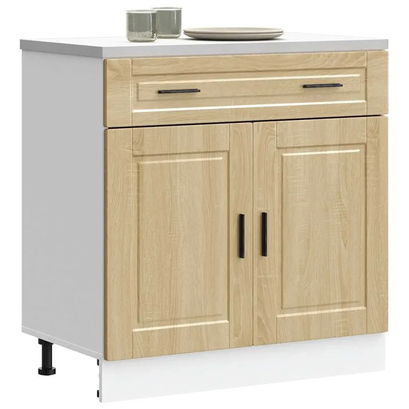 Küchenunterschrank Porto Sonoma-Eiche engineered wood
