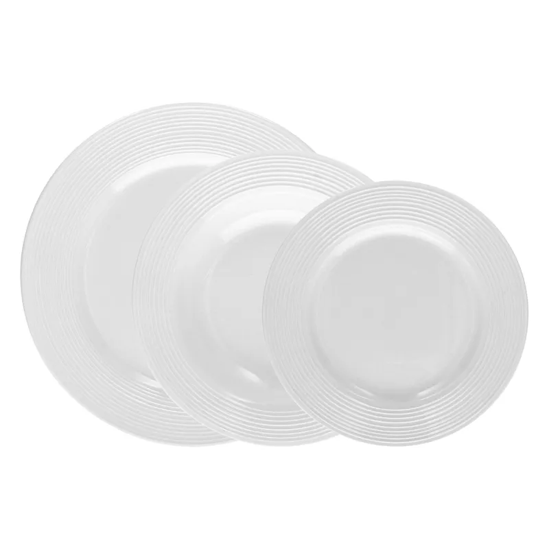 Tognana Speise-Service Circles 18-teilig, Weiss