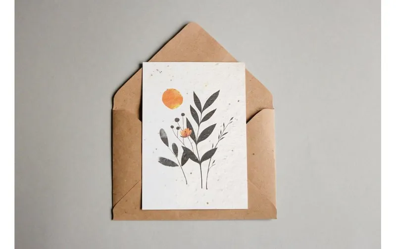 Gorilla Gardening Postkarten in Samenpapier – floral Illustrationen A6