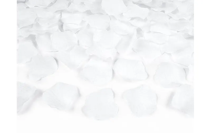Partydeco Streudeko Rosen 500 pieces, white