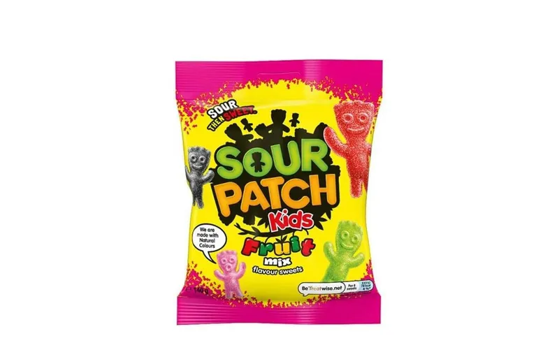 Sour Patch Kids Gummibonbons Sour Patch Kids Fruit Mix Beutel 140 g