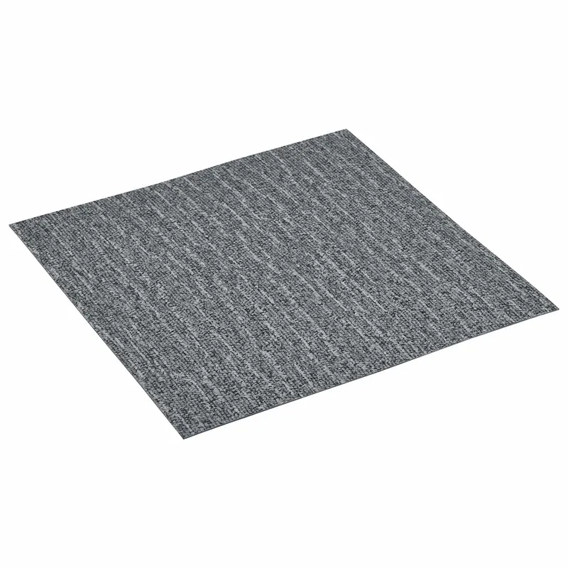 Bodenplanken Weiß und Grau 5,11 m² 55 Stk. PVC