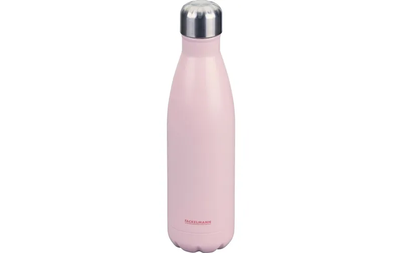 Fackelmann Trinkflasche Thermotrinkflasche 500 ml, Pastellrosa
