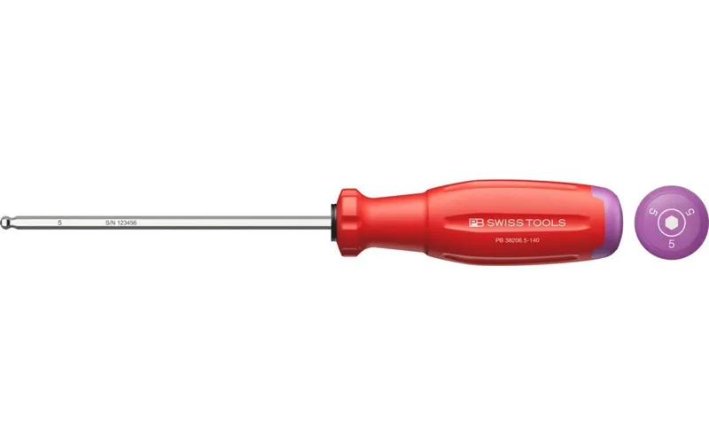 PB Swiss Tools Innensechskant-Schraubenzieher 38206.5-140 HEX 5
