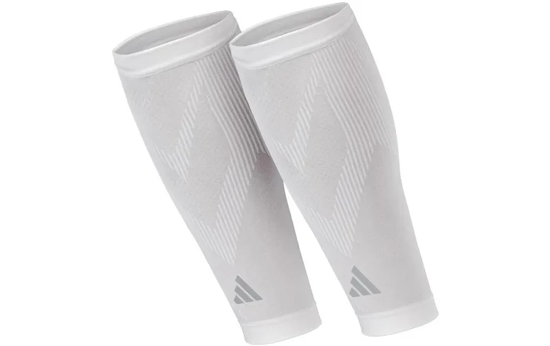 adidas Compression Calf Sleeves Weiss, S-M
