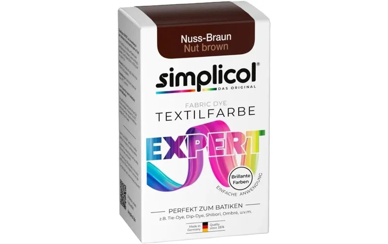 Simplicol Textilfarbe Expert Nussbraun, 150 g