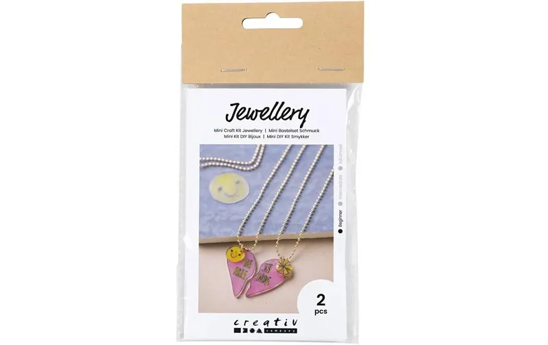 Creativ Company Schmuck Bastelset Halsketten with Schrumpffolie
