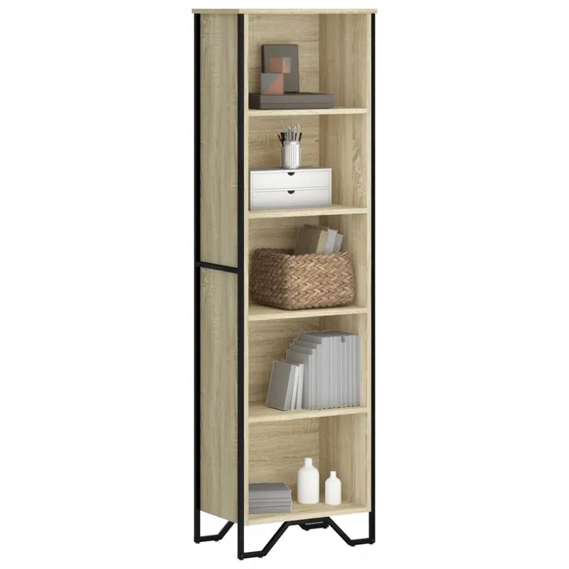 Bücherregal Sonoma-Eiche 50x31x169 cm derivato del legno