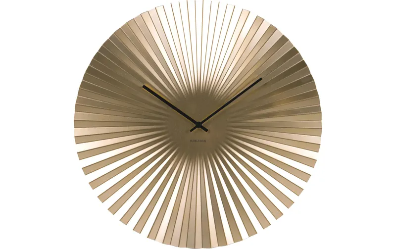 KARLSSON Wanduhr Sensu XL 50 cm, Gold