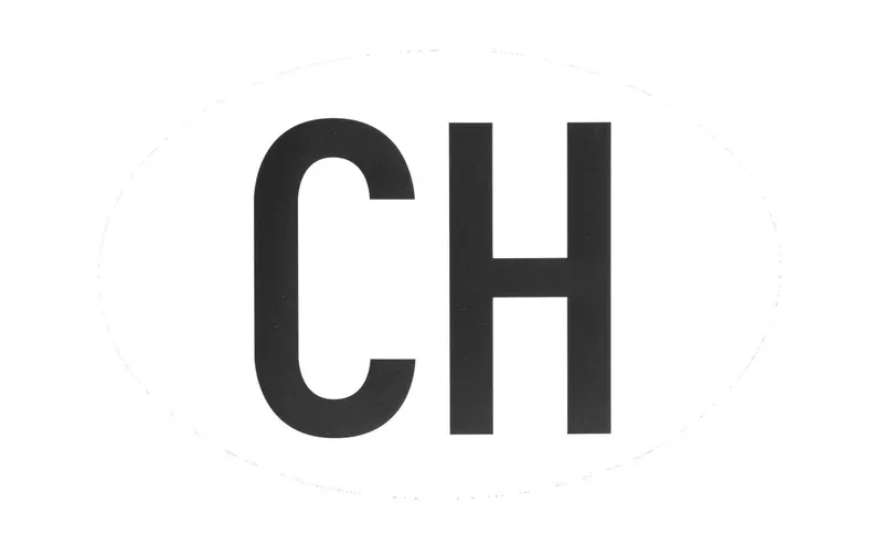 TopLine Hoheitszroveren «CH» magnetisch per PKW, 17.5 × 11.5 cm