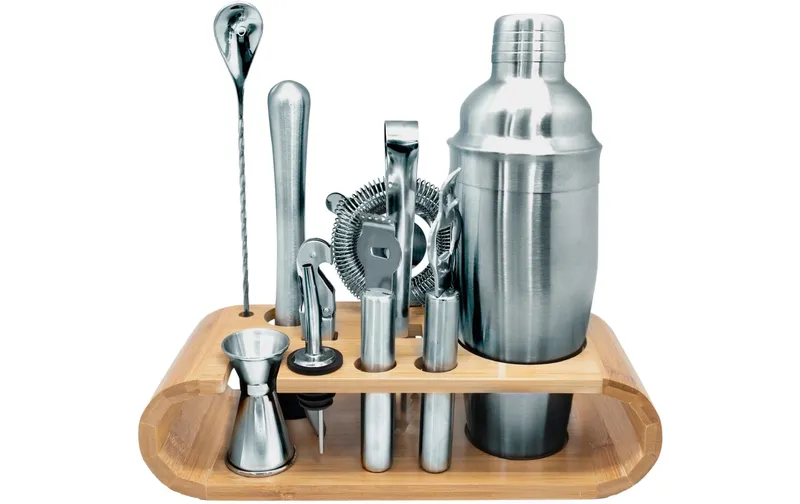 Vin Bouquet Cocktail-Set Vin Bouquet Cocktail Set 0.5 l, Silber/Braun