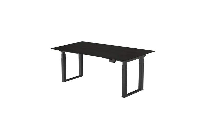 Contini höhenverstellbarer Bürotisch 1.6 x 0.8 m noir