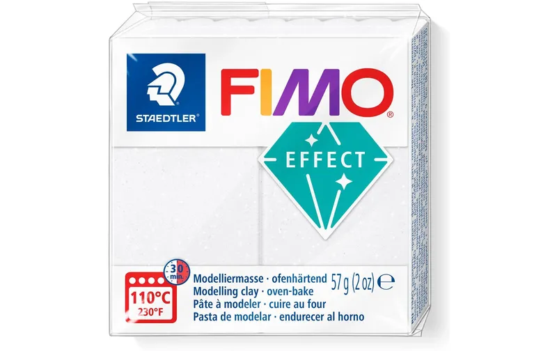 Fimo Modelliermasse Fimo effect 57g Galaxy weiss