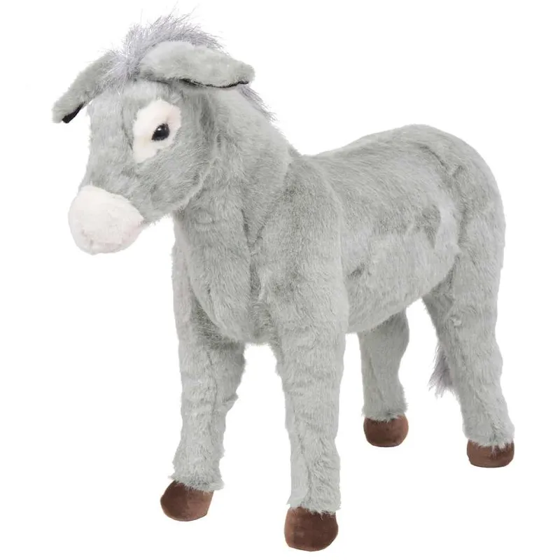 Plüschtier Esel Stehend Plüsch grey XXL