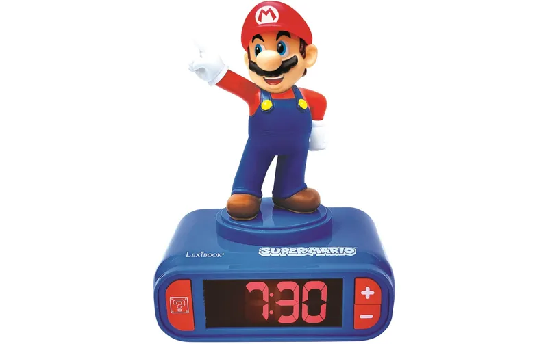 Lexibook Nachtlicht-Wecker Super Mario