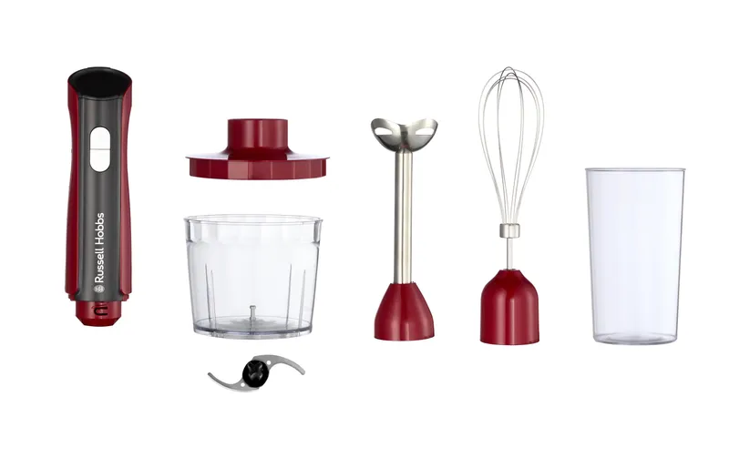 Russell Hobbs Stabmixer Desire 3 in 1 rouge