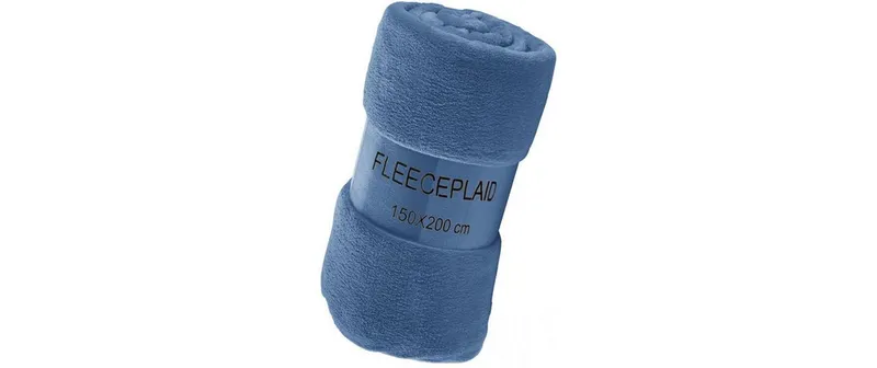 Flair Decke Coral 150 x 200 cm, Stahlblau