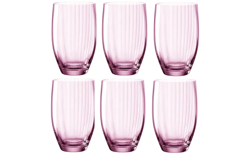 LEONARDO Longdrinkglas Poesia 460 ml, 6 pieces, Rosa