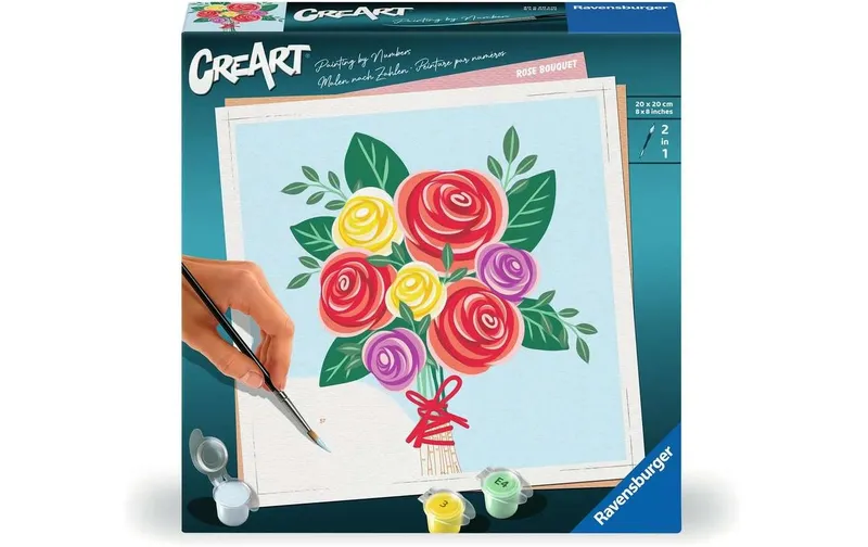 Ravensburger Malen nach Zahlen CreArt Rose Bouquet