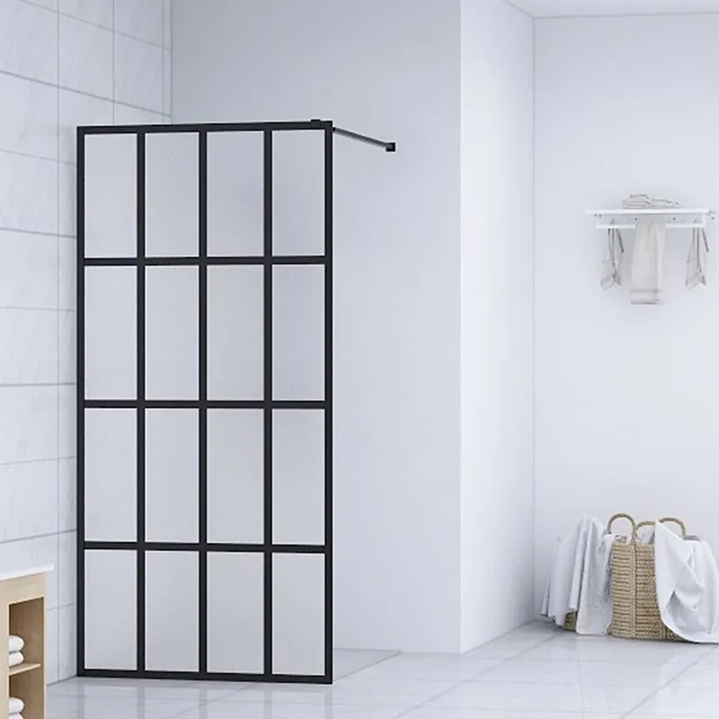 Écran de douche Verre trempé dépoli 118x190 cm