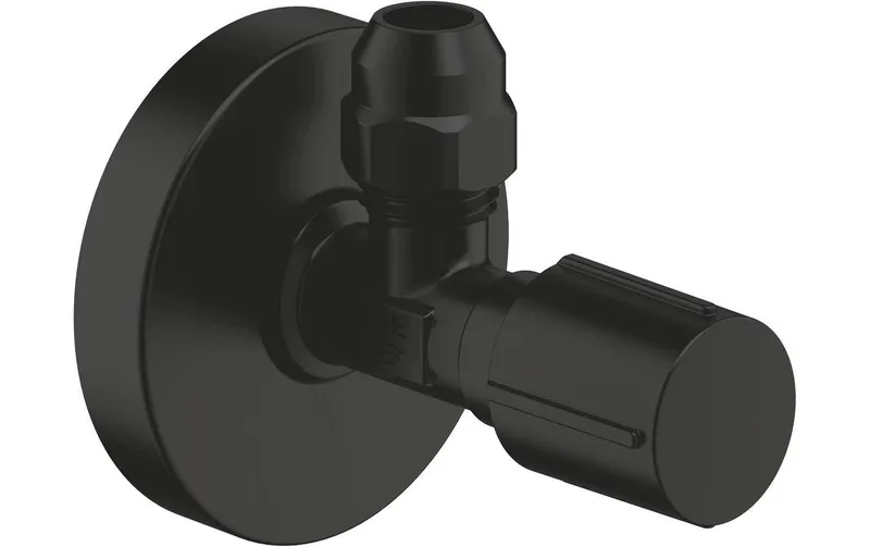 GROHE QuickFix Mattschwarz 1/2 pouces x 3/8 pouces Messing Matt