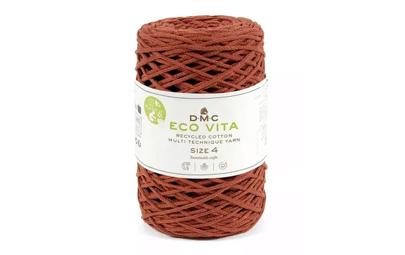 DMC Wolle Nova Vita Makramee Cord 2 mm 250 g Hellrot