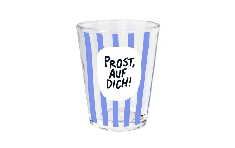 Grafik Werkstatt Schnapsglas Prost, auf dich!