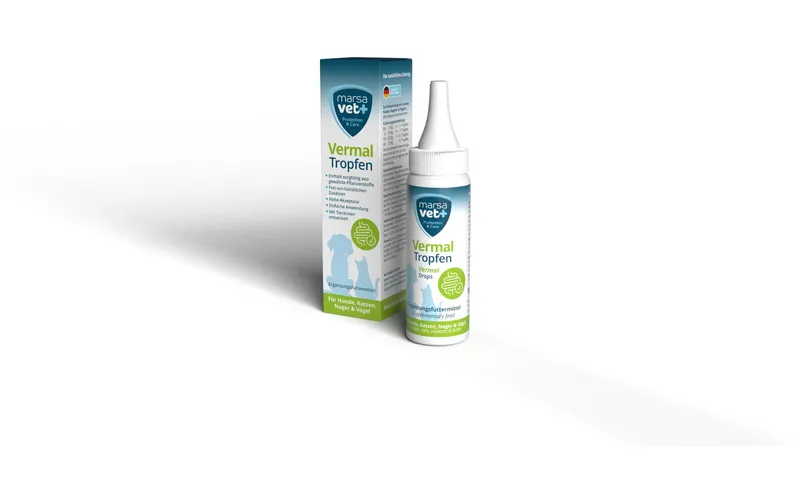 marsavet Hunde-Nahrungsergänzung Vermal-Tropfen 50 ml