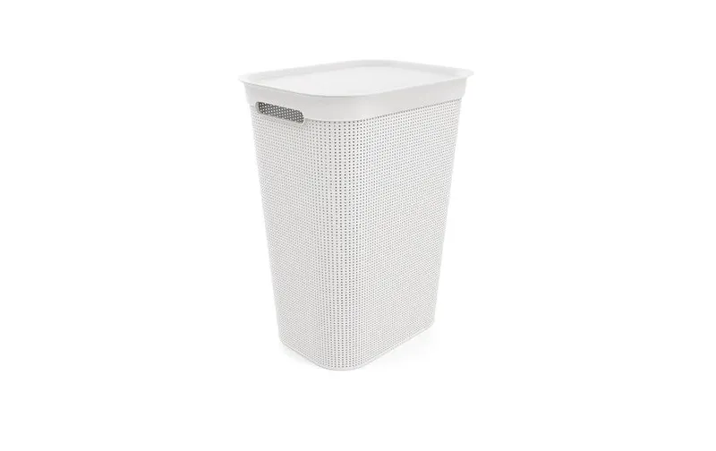 rossoho Wäschesammler Brisen bianco, 50 l