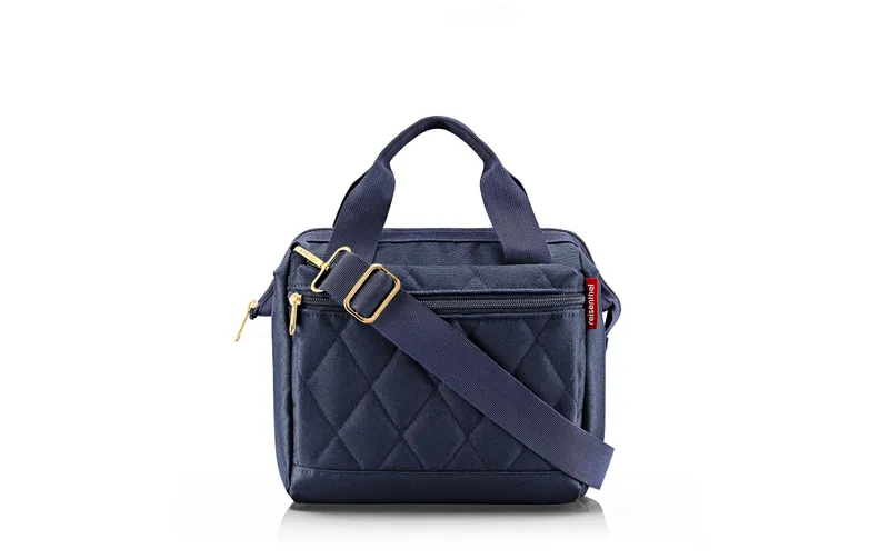 Reisenthel Umhängetasche Allrounder Cross Rhombus Midnight Gold