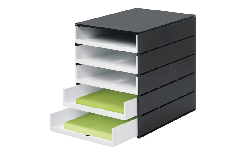 Styro Schubladenbox styroval pro 49 mm 5 Schubladen, offen