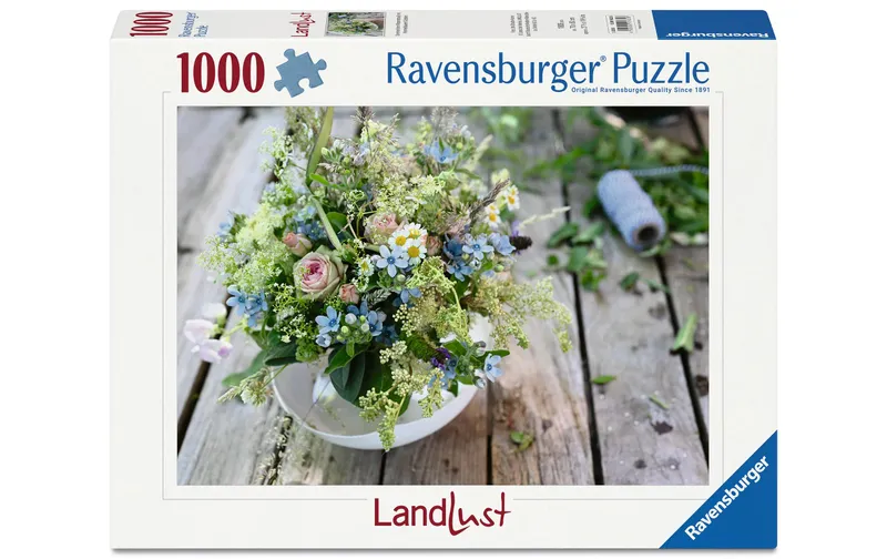 Ravensburger Puzzle Sommerlicher Wiesenstrauss avec Himmelblauem Südstern