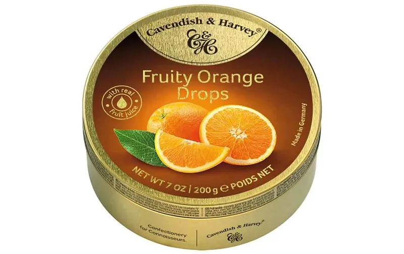 Cavendish & Harvey Fruity Orange Drops 200 g