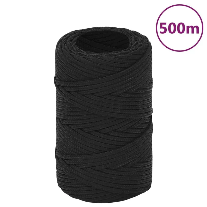 Bootsseil nero 2 mm 500 m Polypropylen