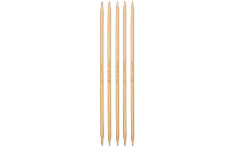 Prym 1530 Strumpfstricknadel BAMBUS 4.50 mm, 20 cm