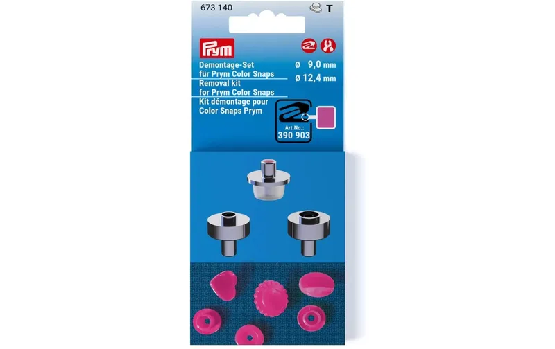Prym Nähset 3 pezzi, Silberfarbig, Fuchsia