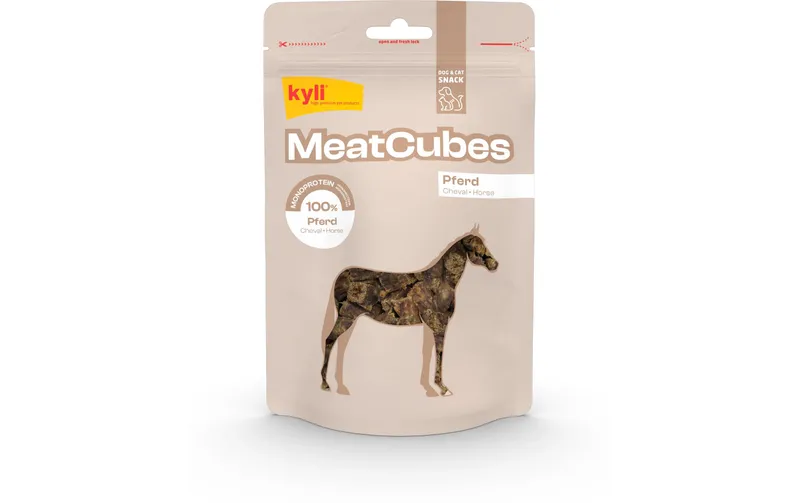 kyli Leckerli MeatCubes Pferd, 150 g