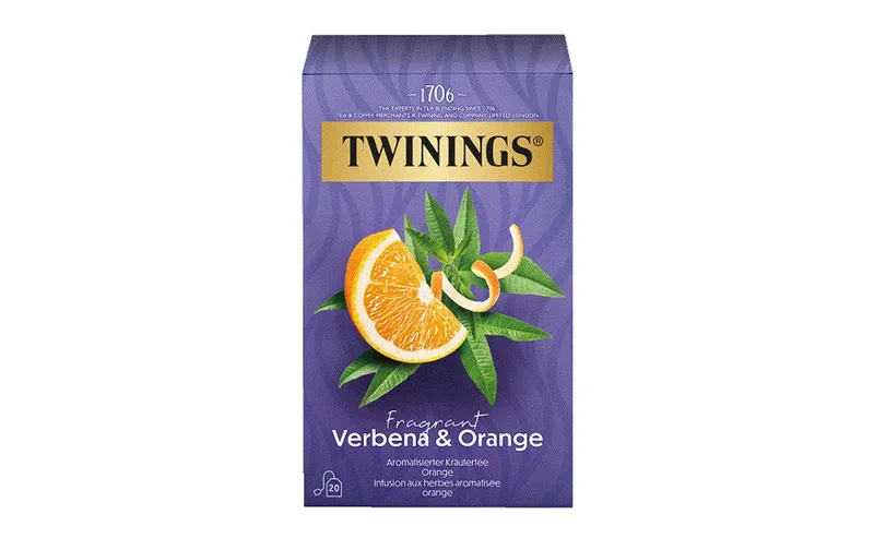 Twinings Teebeutel Eisenkraut & Orange 20 pieces