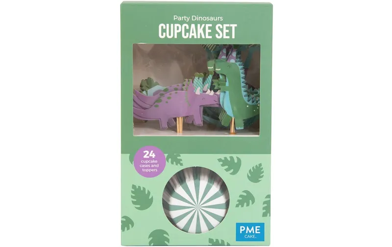 PME Cupcake-Set Party Dinosaurier 24 pièces
