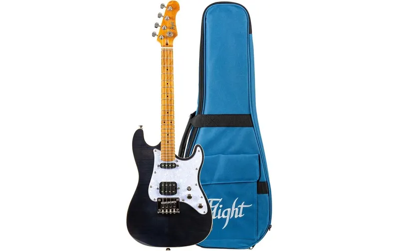 Flight Ukulele Rock Series – trasparente Black