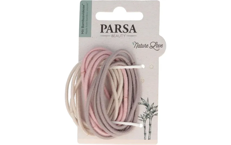 Parsa Beauty Love Haargummi, schmal, Beige, Rosa
