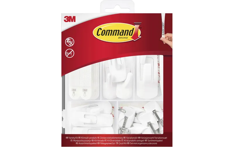 Command Klebehaken Allzweck-Set 2 kg, white
