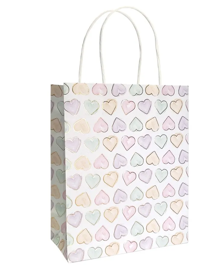 Geschenktasche Herzen