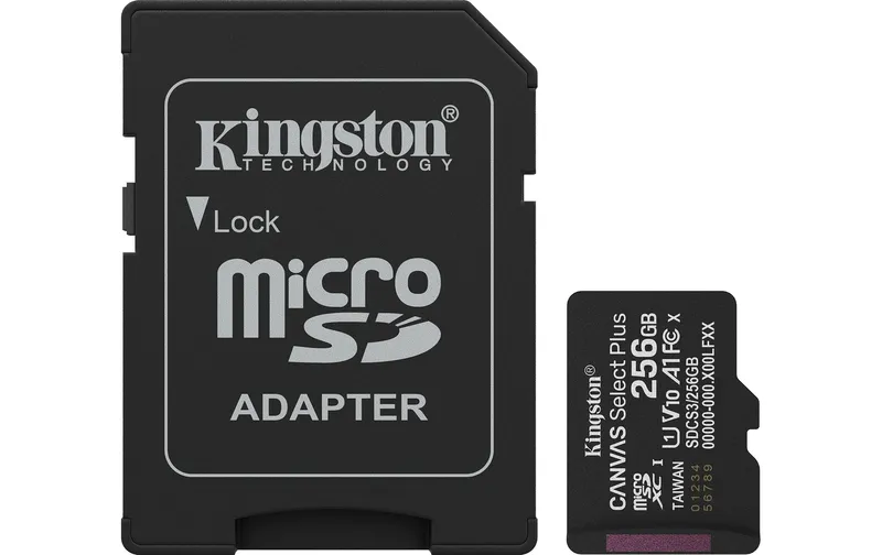 Kingston microSDXC-Karte Canvas Select Plus Gen3 256 GB