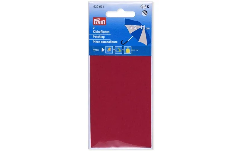 Prym Flickfabric 6.5 x 14 cm, Nylon, Fuchsia