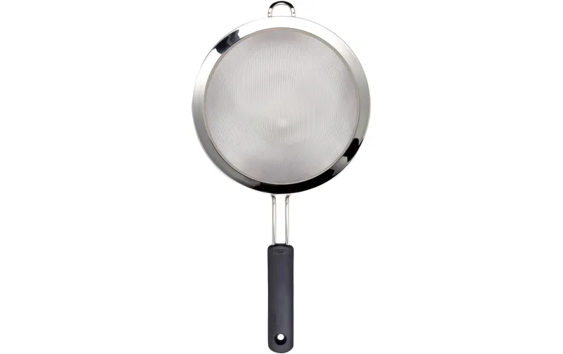 Oxo Good Grips Abtropfsieb 20 cm, noir/Silber