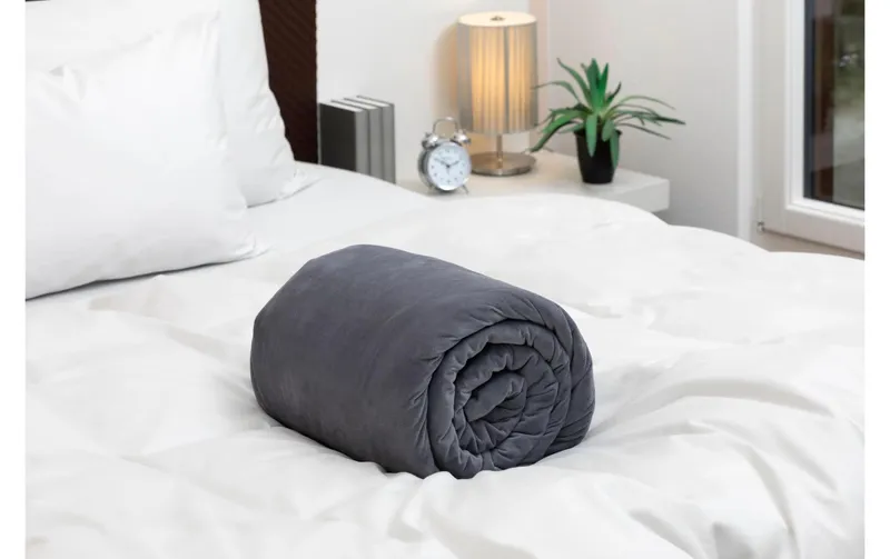 COCON Gewichtsdecke 6.5 kg, 160 x 210 cm, grigio