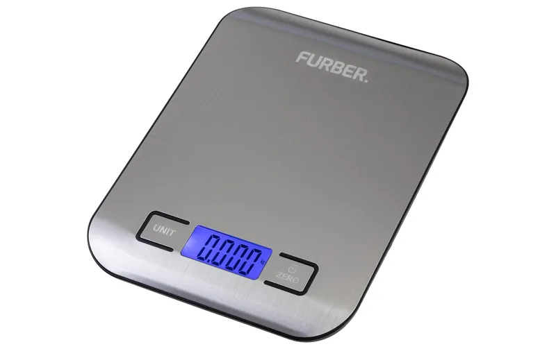 FURBER Küchenwaage USB Silber