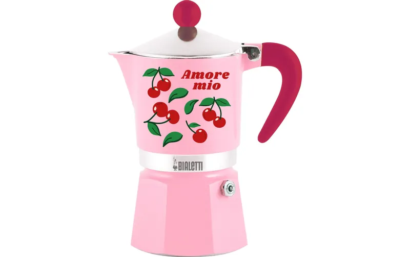 Bialetti Espressokanne Moka Rainbow Cherries pour 3 Tassen